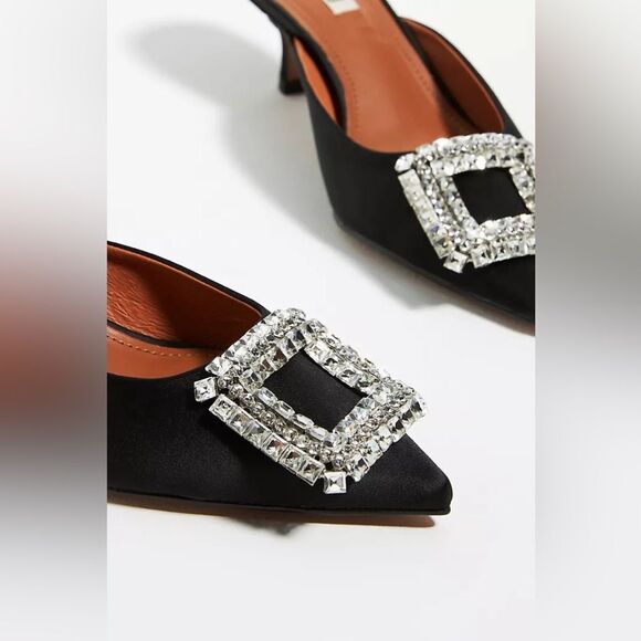 NEW Anthropologie Bibi Lou Aoi Pink Heels size 37 - Picture 2 of 6